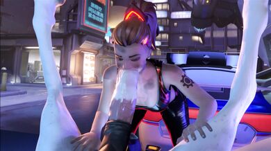 Watch as Brigitte Horse takes a deep throat blowjob from The Bartender in this hot hentai porn video!