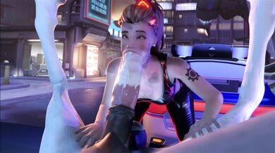 Watch as Brigitte Horse takes a deep throat blowjob from The Bartender in this hot hentai porn video!