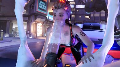 Watch as Brigitte Horse takes a deep throat blowjob from The Bartender in this hot hentai porn video!