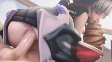 Gwen has a massive dick and she is using it to fuck all the men in the city!