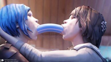 Max and Chloes Double Dildo Deepthroat Adventure with Fjaye, Part 1