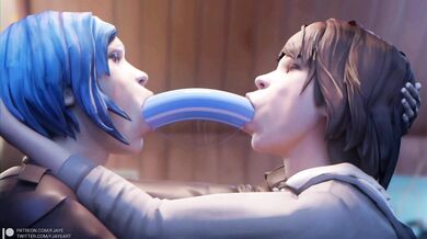 Max and Chloes Double Dildo Deepthroat Adventure with Fjaye, Part 1