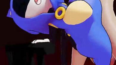 My name is Morgana, and today Im cosplaying as Sonic the Hedgehog! You wont believe how fast my body can move in this costume