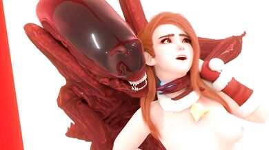 Sexy Elves Banging Hot Chicks in Naughty Claus Costumes