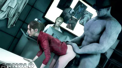 Rough Sex Resident Evil Porn Animation (Arnoldthehero)