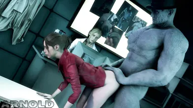 Rough Sex Resident Evil Porn Animation (Arnoldthehero)