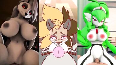 Hentai PMV featuring furries with intense and uncontrollable sexual desires, Hoy!