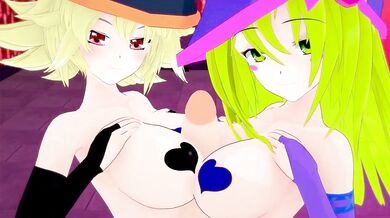 The Dark Magician Girl and her Gagaga Girl Friend go All Out in a Sensual Bondage Hentai Adventure