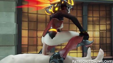 Evil Merciful Anal Riding By Wiloh95: The Ultimate Anal Experience With a Devilish Twist