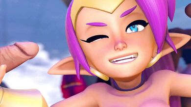 Shantae and the Seven Dongs - Tasty Nipple Action