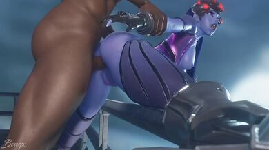 Widowmaker needed a distraction from her pent up urges (blacked) [Bewyx]