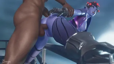 Widowmaker needed a distraction from her pent up urges (blacked) [Bewyx]