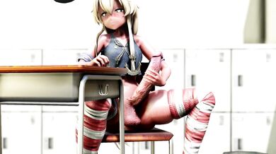 The sexy captain of a sinking ship, Barely keeping afloat while she whips off her skimpy shorts