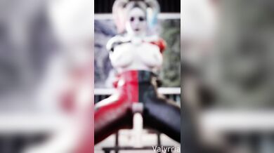 Valyrria rides a dildo while Harley Classic riding on her