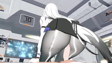 The sexy Asian beauty, Geng Chen, rides the massive machine of Aether Gazer with her legs spread wide open as she enjoys every moment