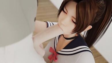 Watch Mai Shiranui have wild sex in school in this hot and steamy hentai porn video!