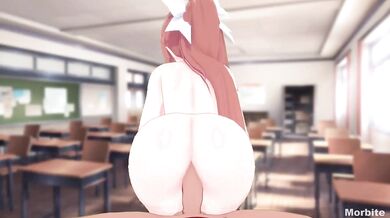 Watch Monika get fucked in the ass by Morbitensfw in this hot seat anal POV scene!