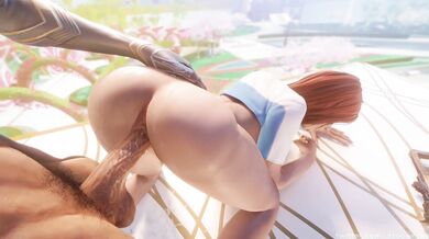 Hentai Moments and Sexual Encounters of DrReid from the Past on the Rooftop Challenge in Full Loop dzooworks