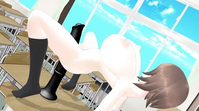 Dragon Lady Nishizumi and her Giant Breasts are on the Prowl for Bitman in Mega-Sized MMD Video!