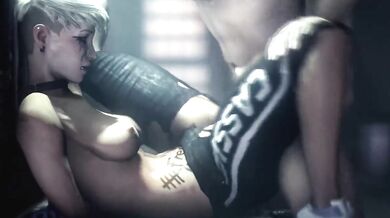 Cassie gets tied up and fucked by fatcat17