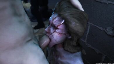 WATCH as Deborah Harpter sucks her way to a climactic ending in the Resident Evil world!
