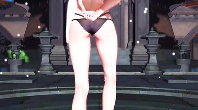 Umi Kitagawa is a sexy vampire seductress in MMD!