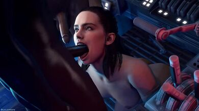 Rey and Finn engage in some hot lovemaking as they are being ambushed by LocJaw and his army of tentacle monsters