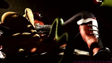 Watch as Poison Ivy fucks Wonder Woman in the most intense porn scene yet!