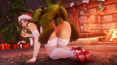 This is a HENTAI video of Assum being fucked by a goblin in an abandoned dungeon