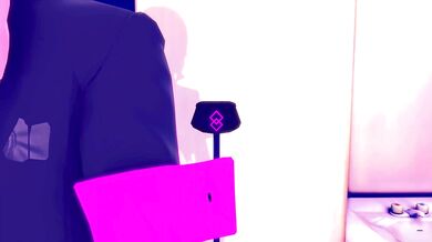 In the dark and sexy night club, a woman sings with her alluring voice while another woman pleasures herself in the corner