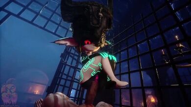 Watch as Midna, the Twilight Princess, gets down and dirty with her trusty HMV in this hot new porn video!