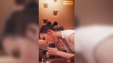 Rey rides Finn hard and deep, making him blow his load all over the place [Wanky]