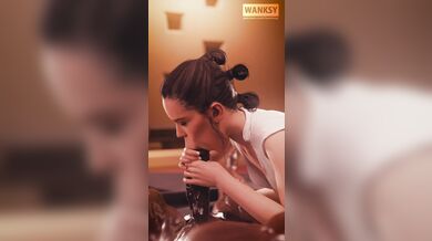 Rey rides Finn hard and deep, making him blow his load all over the place [Wanky]