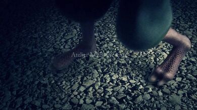 Watch as this beautiful woman in a Dalmascan Night dress arouses herself with her own fingers, while whispering dirty words to herself