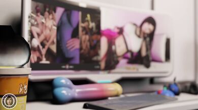 Overwatch Tribute: Tracer Makes Her Move on DVa! [Sensual Cuddles]