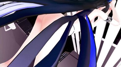 MMD Nerissa and Ravencroft in Haniwas Miniature Garden: The Art of Erotic Cuisine