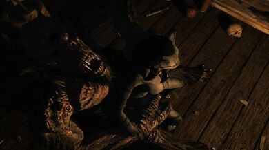 This is the story of a troll who gets pleasure from using a khajiit for his own release