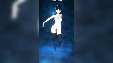 Watch the beautiful and talented Wednesday Addams shake her booty to an upbeat dance tune by Crisisbeat in this sexy porn video!