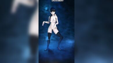 Watch the beautiful and talented Wednesday Addams shake her booty to an upbeat dance tune by Crisisbeat in this sexy porn video!