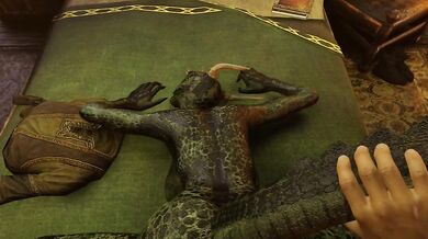 Hey there, sexy Argonian! Want to see a good time? Ive got something special planned for us tonight