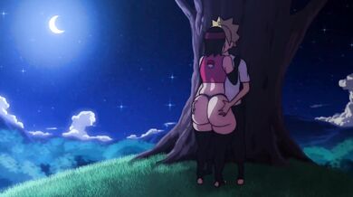 Boruto and Sarada in the Night [D-art]