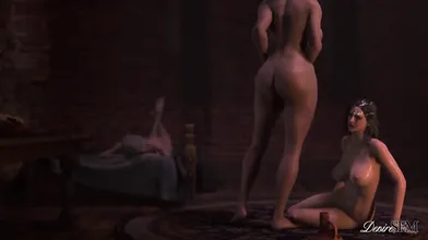 Witcher Fans Will Love This! Yennefer Receives an Oral Delight From Triss [DesireSFM]