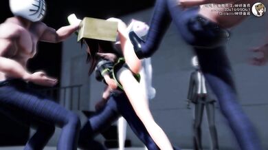 The Naughty Ninja Master and the Mischievous Bag Goblins face off in an intense battle of pleasure and pain!