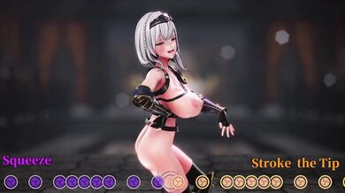 [Hentai Fap Hero] (MMD) Getcha!! - 牝锅儿槐柏(MMD) 白銀 ノエル/ Shirogane Noel