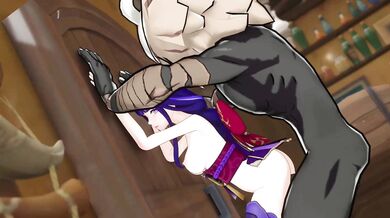 Limbless Lovecraftian Tentacle Monster Fuckfest: Raiden Ei vs Hilichurl and Aether-chad