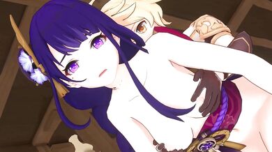 Limbless Lovecraftian Tentacle Monster Fuckfest: Raiden Ei vs Hilichurl and Aether-chad