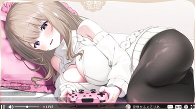 In this hentai video, Moca-san is making passionate love to a gray rabbit named Lapin