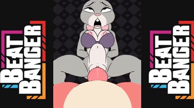 [Sexy girl with buns tied in a ponytail gets fucked by two guys]