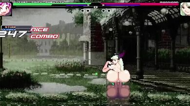 Two Futa BTs, a Fairy and an Elf compete to see who can blow the most sperm in one go against Morrigan, the Queen of Fairies