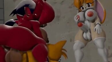 The Black Chaos has come to take control of the Whores! Watch as he bends them over and spanks their tails until they cry out in pleasure and pain